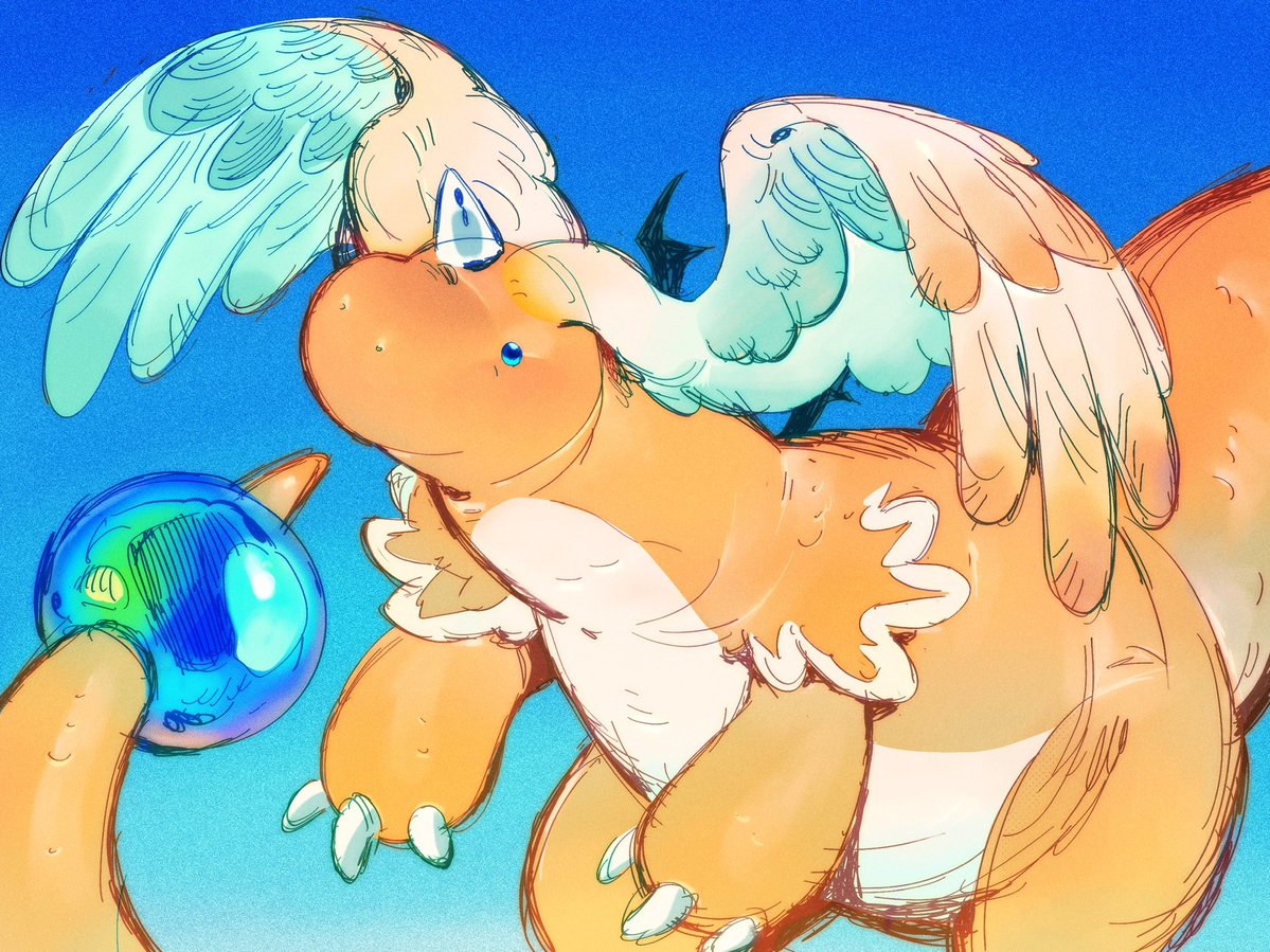 Mega dragonite is so squishy