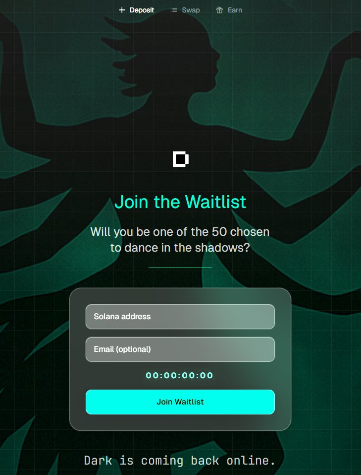 merc_meta's tweet photo. The time is now!!
Did you secure your spot?
Transactions are flying through, effortlessly.
Solana is the best network there is, no question. Props to @toly 
$dark @privateLP https://t.co/HRIGt1Cczw