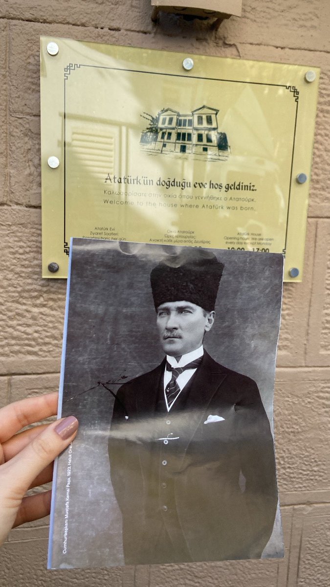 Bazı anlar hiç çekilmedi ama
Mustafa Kemal Atatürk hep oradaydı..
#10Kasım da doğduğu yerde, evindeyim.

📍Selanik/YUNANİSTAN

🙏🏻🥀