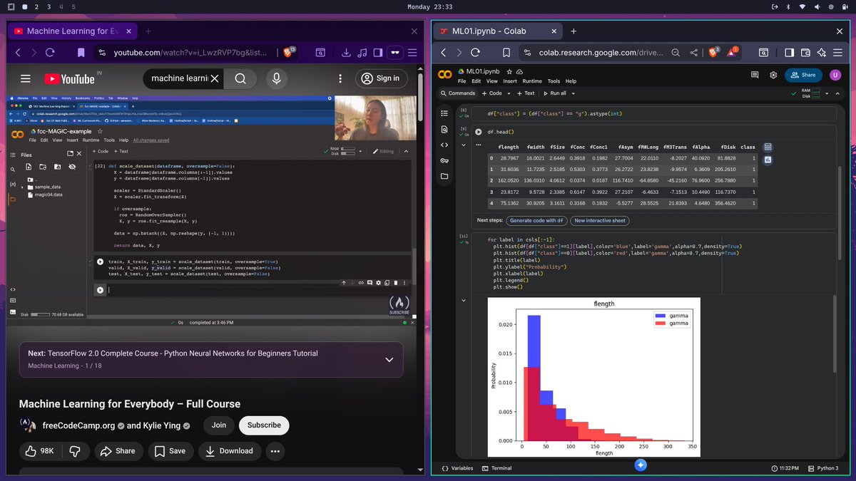 UtkDev's tweet image. Finally diving into Machine Learning amid my packed college schedule....