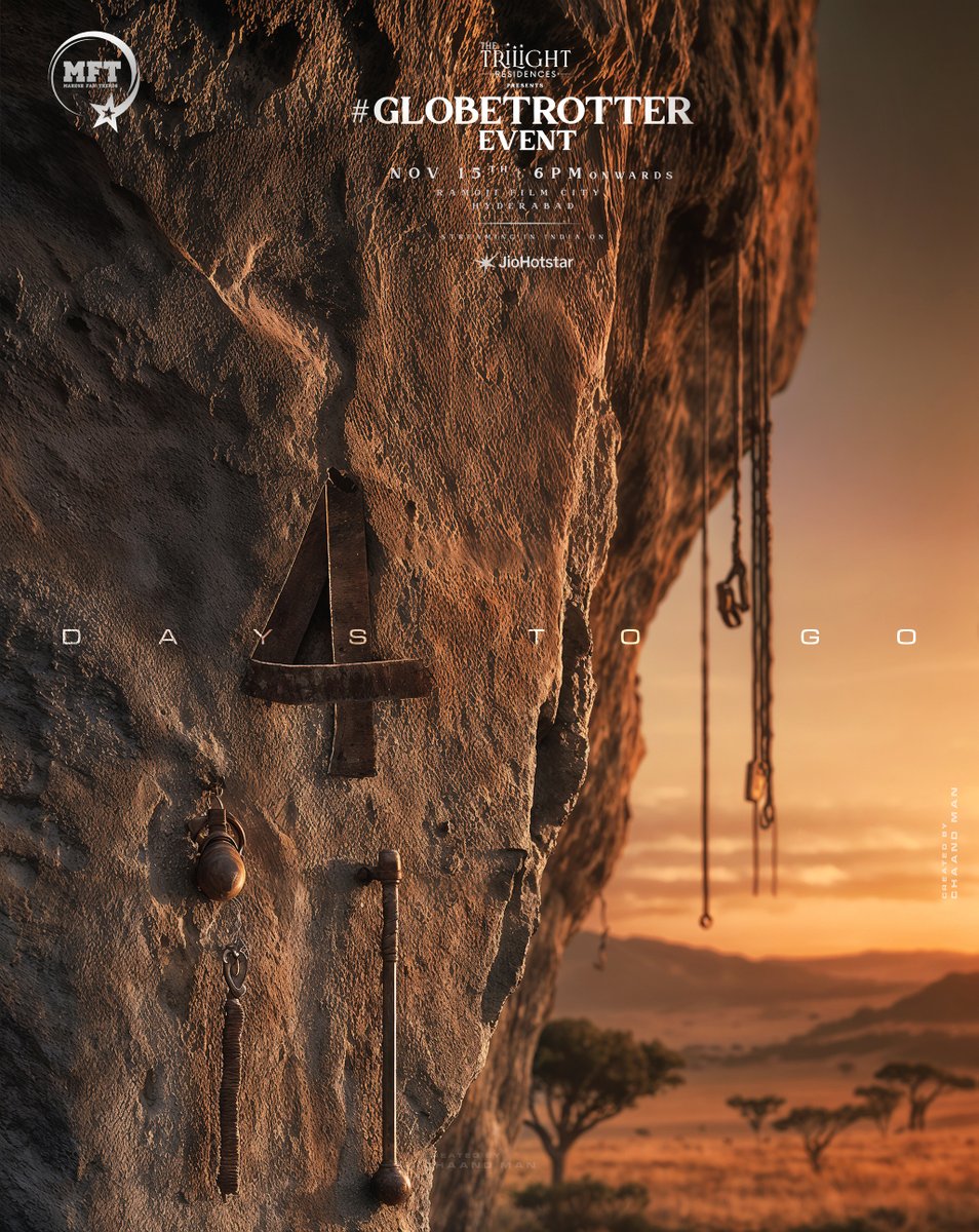 Each day is a celebration of #GlobeTrotter 🌍

#noveMBerwillbehiSStoRic 
#SSMB29 <a href="/urstrulyMahesh/">Mahesh Babu</a> 🦁