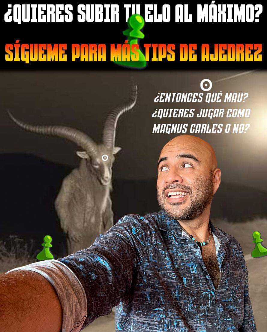 ElMauRH's tweet image. Recuerda que para este truco debes tener una  Ouija 🐐♟️🔥
#chessTips