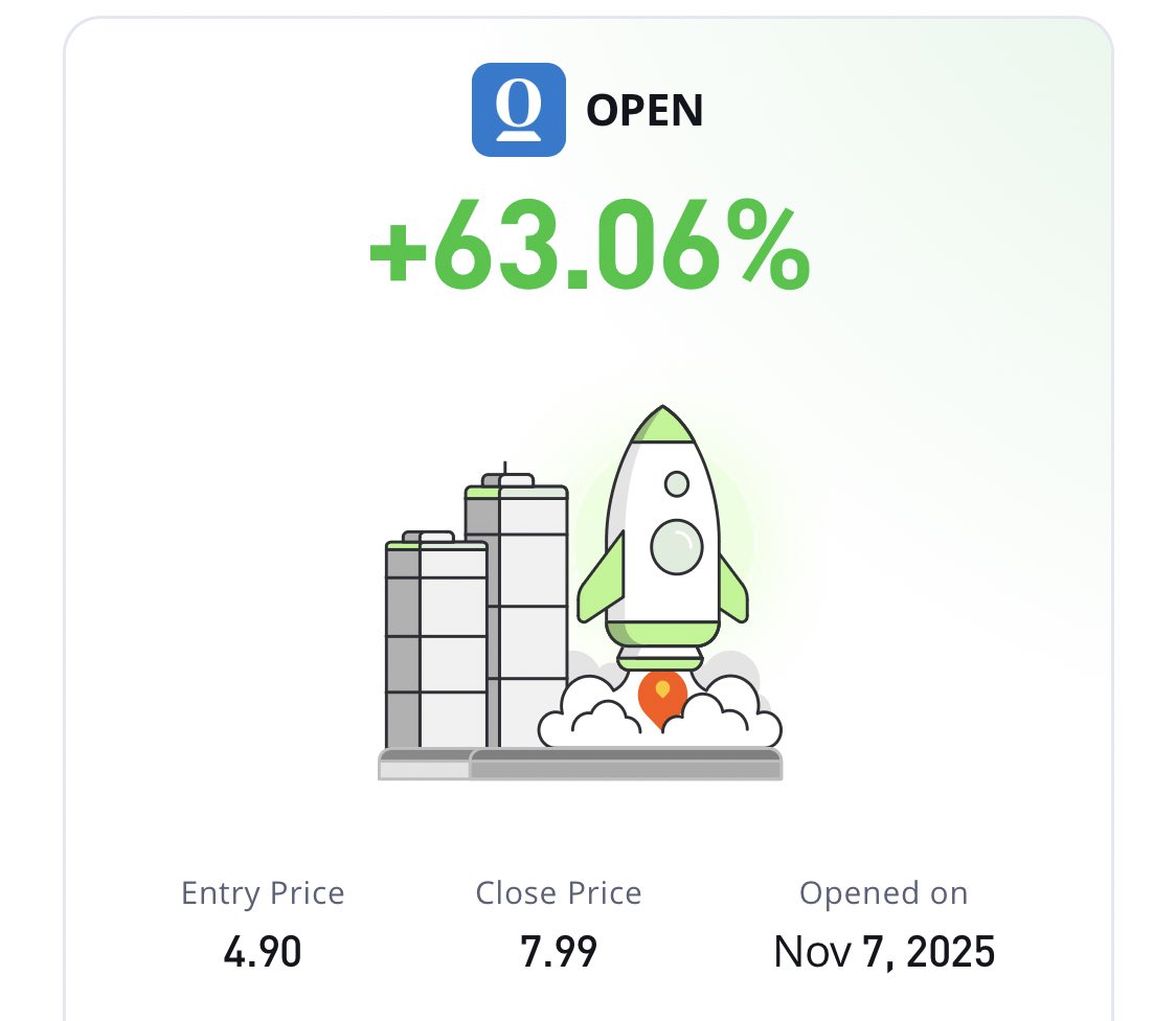 I’ll be back $OPEN