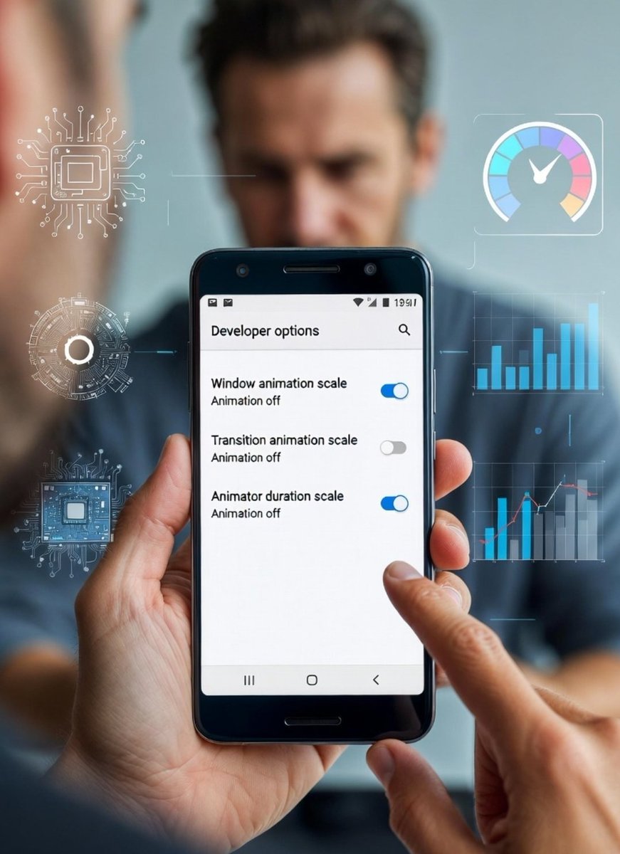 UsOladotun's tweet image. Is your Android lagging like crazy? 
Too many apps and animations slow it down!
 Boost speed with one easy tweak. Full steps below 👇
#AndroidTips #PerformanceBoost #TechHacks #SmartphoneTricks