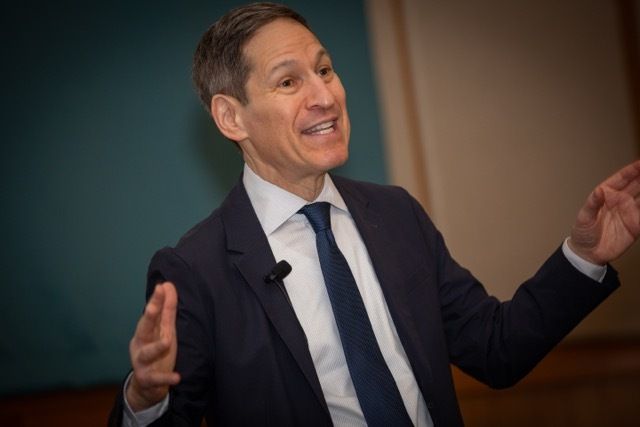TulaneSPHTM's tweet image. Dr. Tom Frieden, former CDC Director and current President and CEO of Resolve to Save Lives, visited Tidewater this morning to speak at our Dean’s Leaders &amp;amp; Lagniappe Lecture Series.