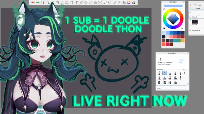 IM BACK IN THE FUCKIN BUILDING AGAINNN!! we doing a vodless art stream today!! Be sure to stop by so you dont miss out on the vibes!!