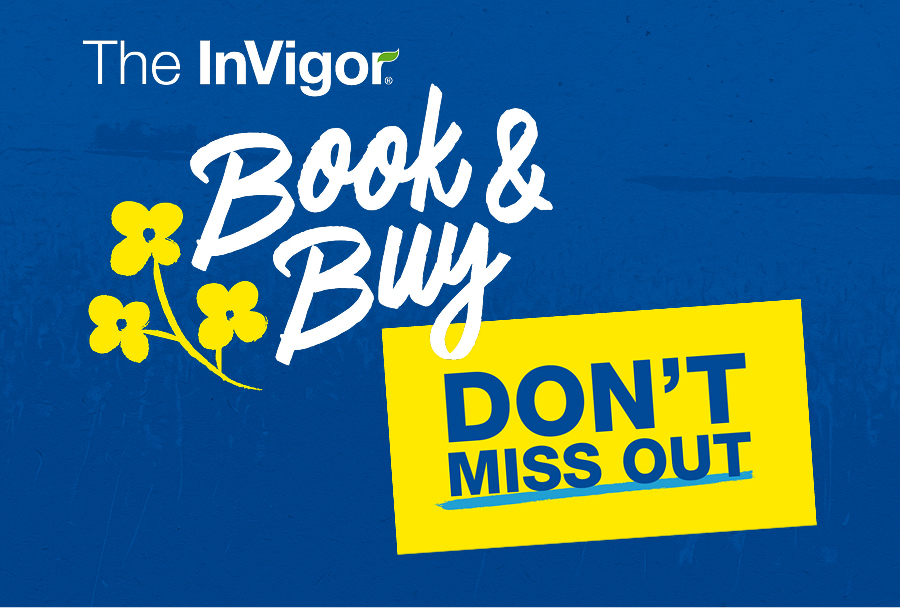 The InVigor Book &amp; Buy deadline is quickly approaching! Earn exclusive rewards on top-tier hybrids. Book your hybrid needs with your local retail by November 14th. invigorbookandbuy.ca #WestCdnAg