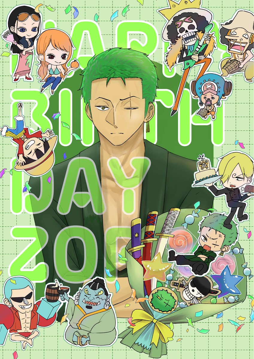 bocanbocan1132's tweet photo. ハッピーバースデー🎉 ゾロ🥳

#ゾロ誕生祭2025 https://t.co/GAhNgEbkz3