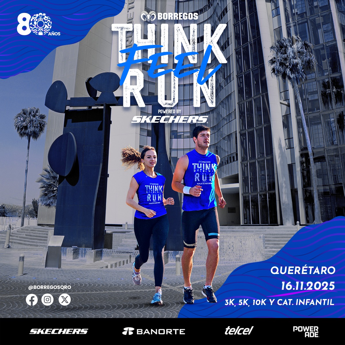 💙👟 Correr es más que moverse: es sentirte vivo.
¡Quedan muy pocos días para #ThinkFeelRun 2025!
🔵 Inscríbete 👉 tec.rs/thinkfeelrunqr…

Si ya te registraste, recoge tu kit con tus mismos datos.