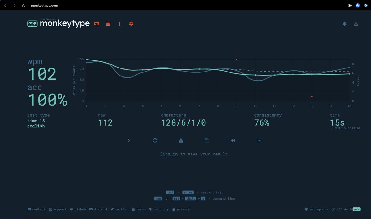 100 percent accuracy feels different