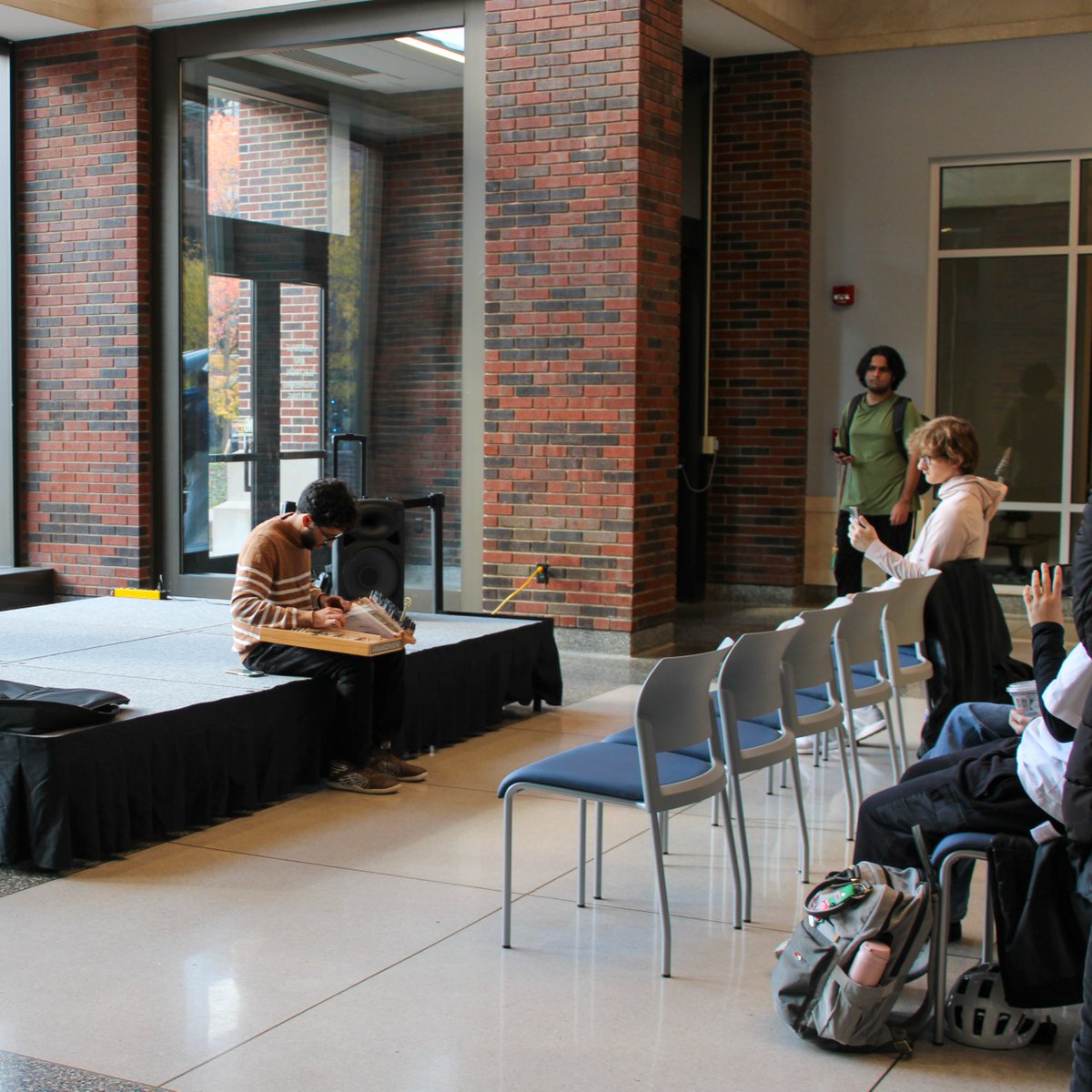 PurdueECE's tweet image. The latest ECE Sound Sessions took place this past Wednesday. Thanks to ECE senior Sebastian Arthur and sophomore Muhammad Shaaban for sharing their talent with us!

ECE Sound Sessions are available on our YouTube channel: bit.ly/3QPLDOx.

#PurdueEngineeringIsVibrant