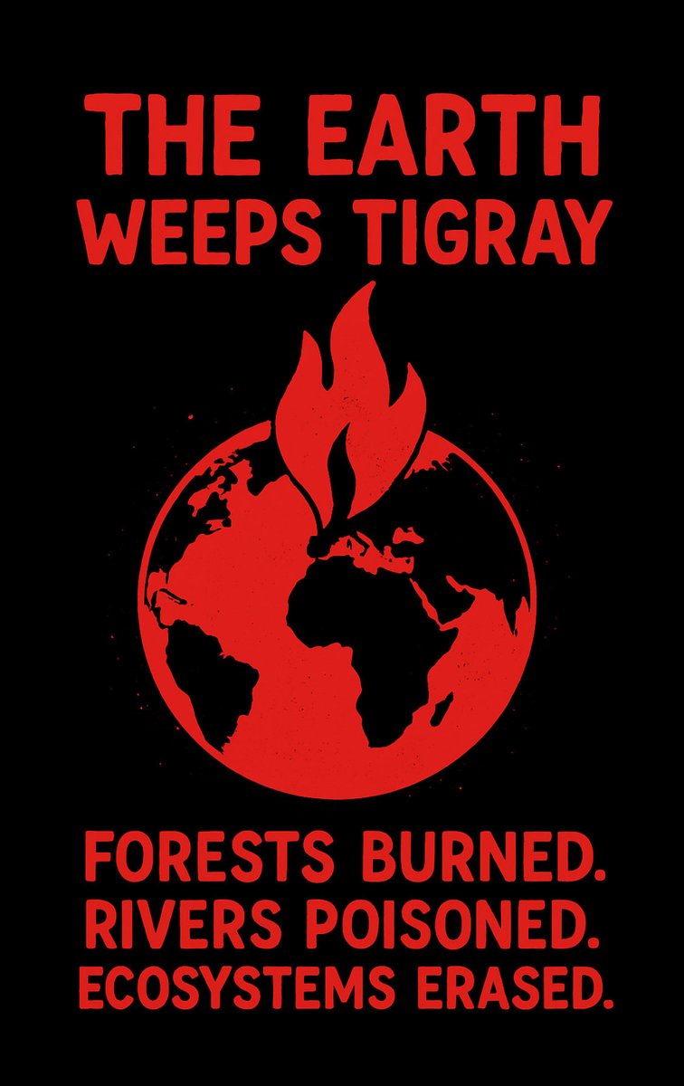AbeSalat2025's tweet photo. 7️⃣
As #COP30 unfolds, remember: destroying forests, soil & water to annihilate a people is not “environmental loss.”
It’s ecocide — a form of genocide by attrition.
Justice must include the right to breathe, drink, and live.
@UNEP @UNEP #EcocideInTigray
https://t.co/fWAwNDS7r2 https://t.co/1SuI0Tfwan