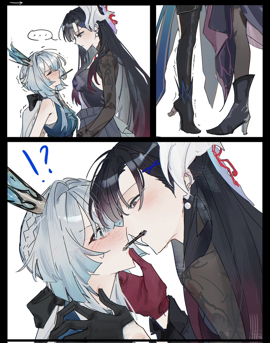 sajang67's tweet photo. #Cerysilens #Hysidra #cerydra #Hysilens #HonkaiStarRail 
Pepero Day❤️ https://t.co/V56loz3okh