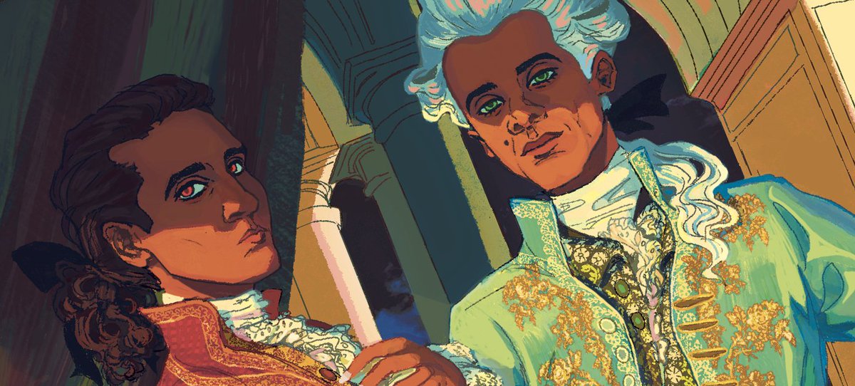 Pre-orders for Blood and Brocade [an IWTV charity zine] by <a href="/VelvetCompote/">The Velvet Compote 🪡 Working on B&B</a> are out now! 
See the zine's page for more details.