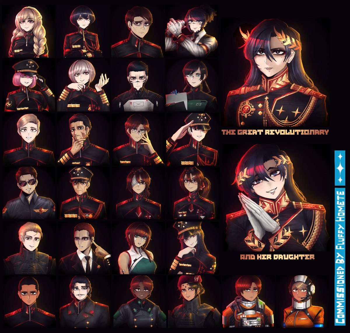 Character Portraits
Commissioned by <a href="/the_zako02/">Homete</a> 
#SIGNALIS