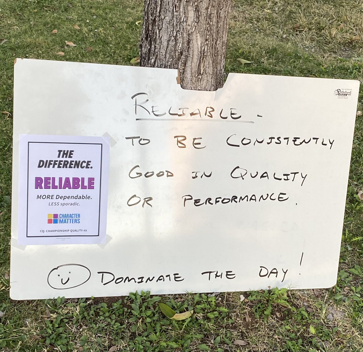 MarquesReischl's tweet image. Basha Character Matters.
The word of the week is Reliable! This is a good one! Be Reliable! Be consistently good in quality or performance! 
🐻🔥
#CHARACTERMATTERS #THEDIFFERENCE