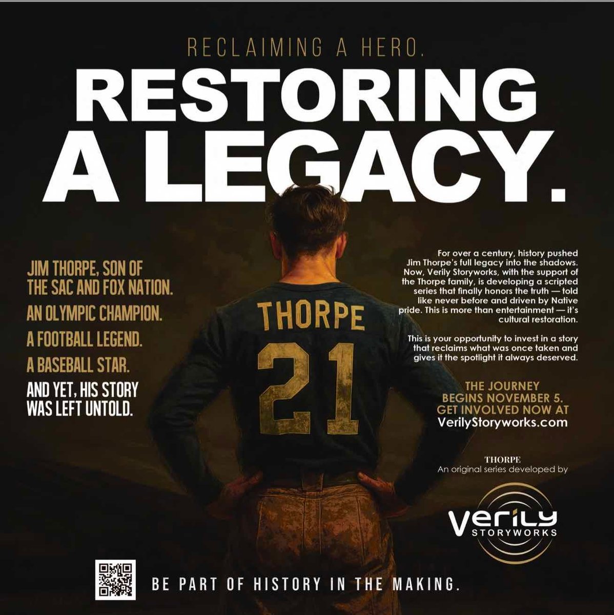 RunBlogRun's tweet image. Will You Help Restore the Legacy of Jim Thorpe? 

Help Restore the Legacy of Jim Thorpe (
sponsored by #VerilyStoryworks )

To learn more, please go to: buff.ly/qEWj9jS 

#JimThorpe, #RestoringALegacy, #VerilyStoryworks,  #decathlon,