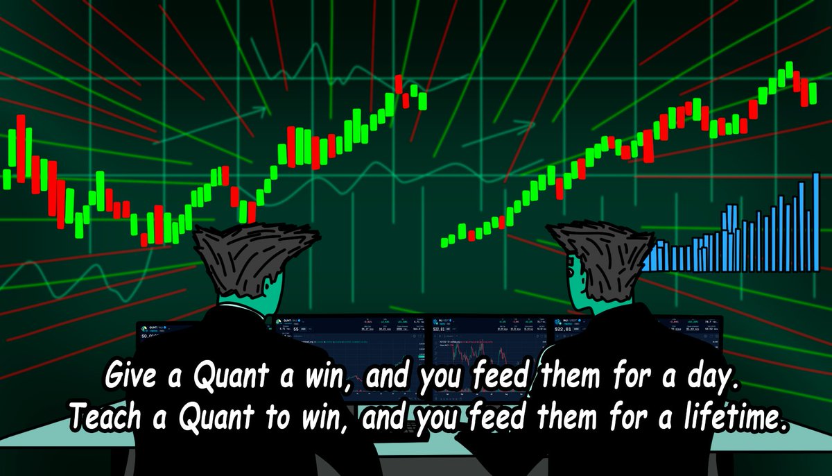 Posting a meme everyday until $QUNT hits all-time highs:

Day 71