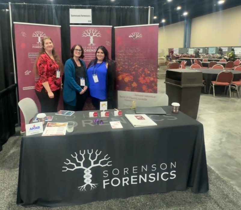 ForensicDNALab's tweet image. Back at ISHI again this year!  Thanks to all who came by our booth to talk DNA and share ideas. See you next year in Rhode Island!