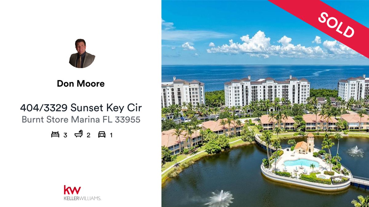 🛌 3 🛀 2 🚘 1
📍 404/3329 Sunset Key Cir, Burnt Store Marina, FL, 33955

My latest sale on RateMyAgent.
Fl SL3217193
rma.reviews/8mqnpqzx1mqr

...
#ratemyagent #realestate #KELLER_WILLIAMS_REALTY_PALM_H