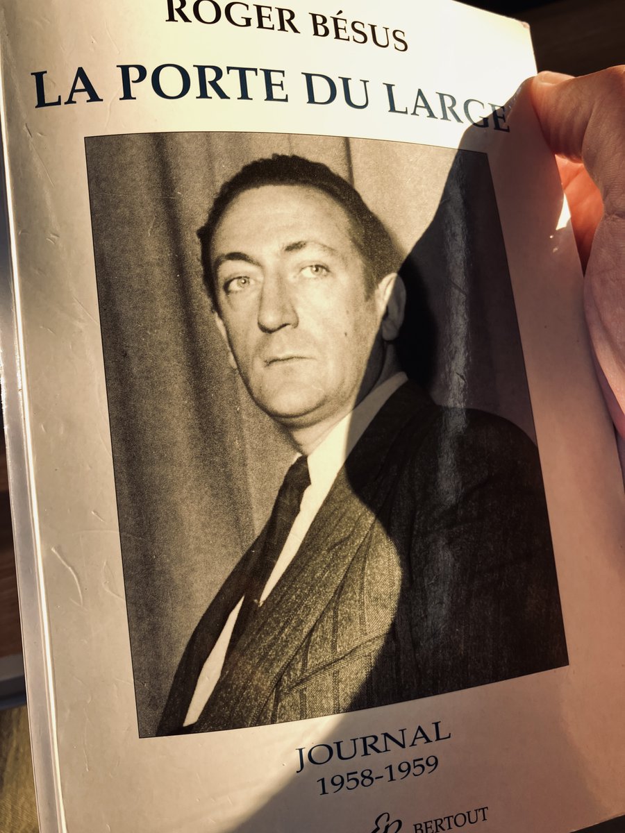 Nouvelle note, qui sans doute n'intéressera qu'une ridicule poignée de passionnés. 
Rendez-vous compte, en effet, quel est son sujet : Roger Bésus évoquant Georges Bernanos dans le premier tome de son Journal, La Porte du large, à l'occasion d'une conférence dont je n'ai pas