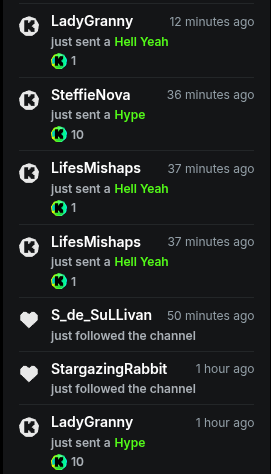 edi_in_the_mix's tweet image. 🙏Thank you so much for the #kick $  ! Really appreciate you spreading the #love and supporting the grind. Your #energy means everything. Much love to everybody ! thanks for the amazing support
@KickCommunity @KickStreaming @GoodHooked