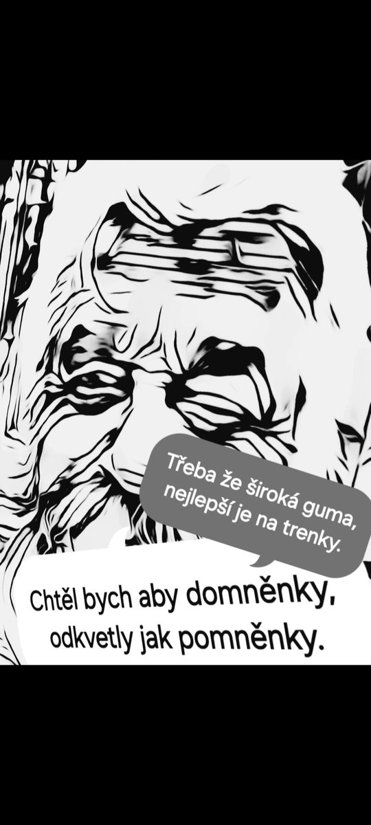 vsevedula's tweet image. Chtěl bych aby domněnky,
odkvetly jak pomněnky.

Třeba že široká guma,
nejlepší je na trenky.

#humor #sranda #poezie #praha #guma #trenky