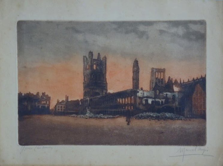 De <a href="/ministerjenv/">Foort van Oosten</a> heeft wederom opgeroepen om voorbereid te zijn op een crisissituatie en een noodpakket samen te stellen.

Uit plichtsbesef zojuist het werk ‘Les Ruines d’Ypres’ (1915) van Marcel Augis toegevoegd aan mijn noodpakket. 🖼️ 
(De boeken- en biervoorraad zijn op orde.)