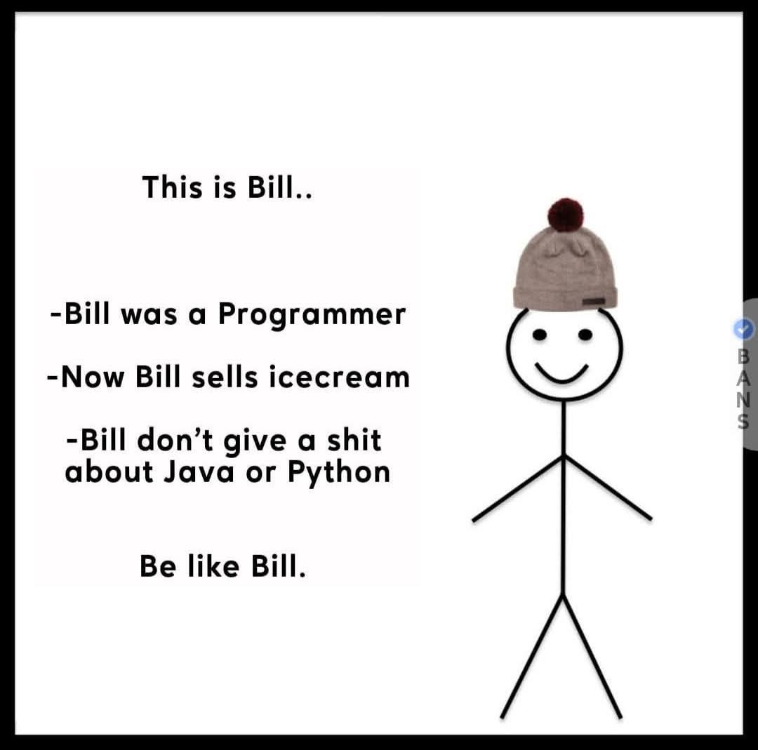 dry_commit's tweet image. Be bill