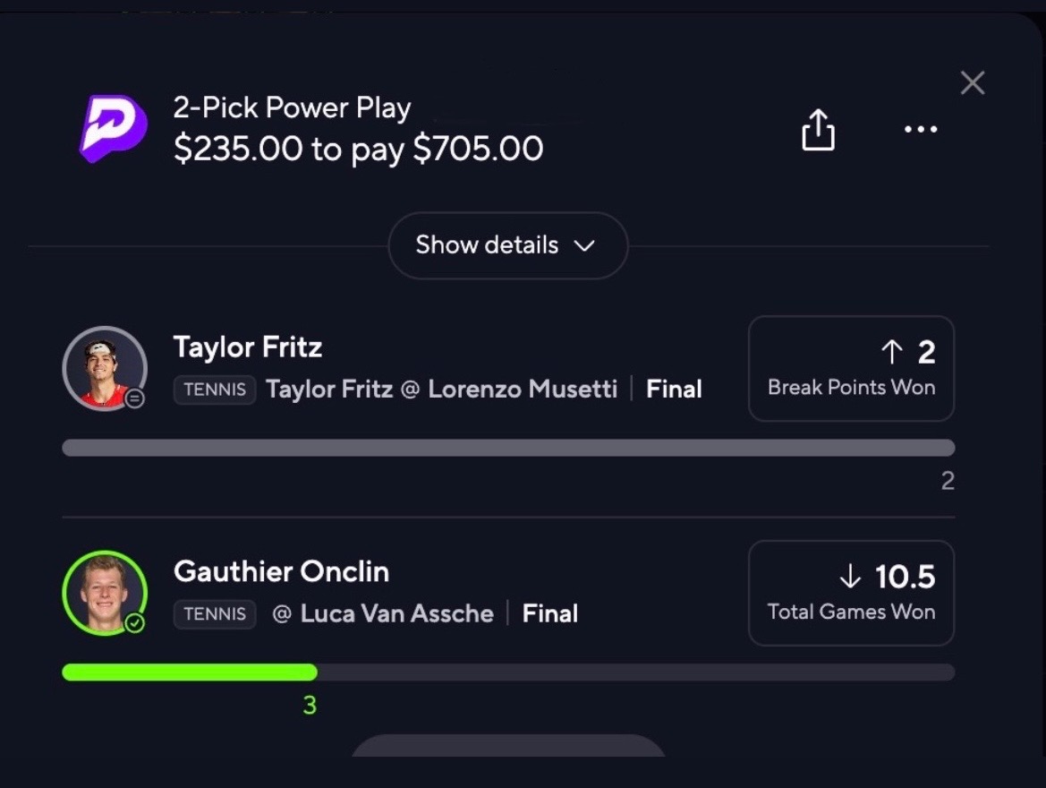 marianaslips's tweet photo. I GOT $$$ FOR 5 LUCKY FOLLOWERS WHO LIKE/RT THIS TWEET 💰💣

CASH THE $2,100.00 TENNIS NUKE 💣PLAYS!!! 🤯✅

POSTED IN Premium 📲 💣 

55% OFF VIP PLAYS ⬇️
https://t.co/c5aHJPEHnb

#PrizePicks | #DailyFantasy | https://t.co/Cocva3aXfw