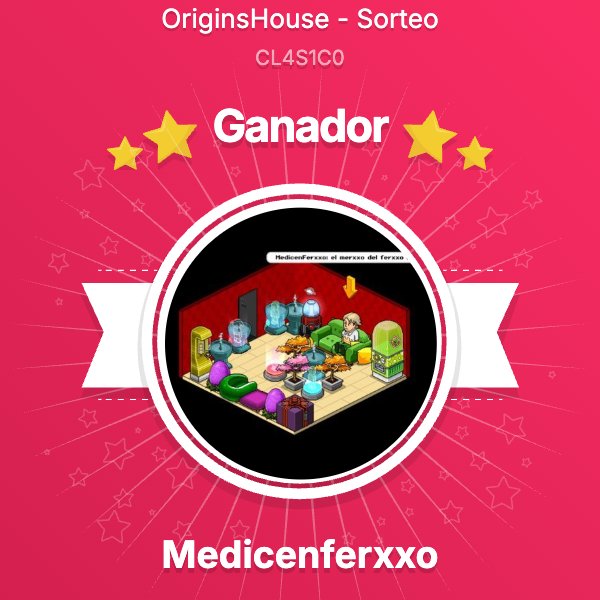 Ganador del sorteo de OriginsHouse.es

<a href="/Medicenferxxo/">Medicenferxxo(Origins.ES)</a> 

¡Enhorabuena a nuestro amigo fefefefeferxo!
Espero que disfrutes de tu premio!

app-sorteos.com/w/D1DOJEO