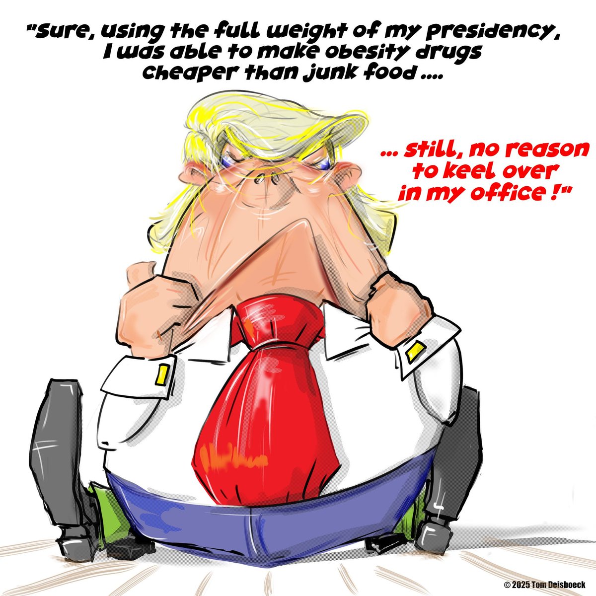 thesatirist.com/cartoons/publi…  by <a href="/TDeisboeck/">Thomas Deisboeck</a> 
#Trump #Hypocrisy