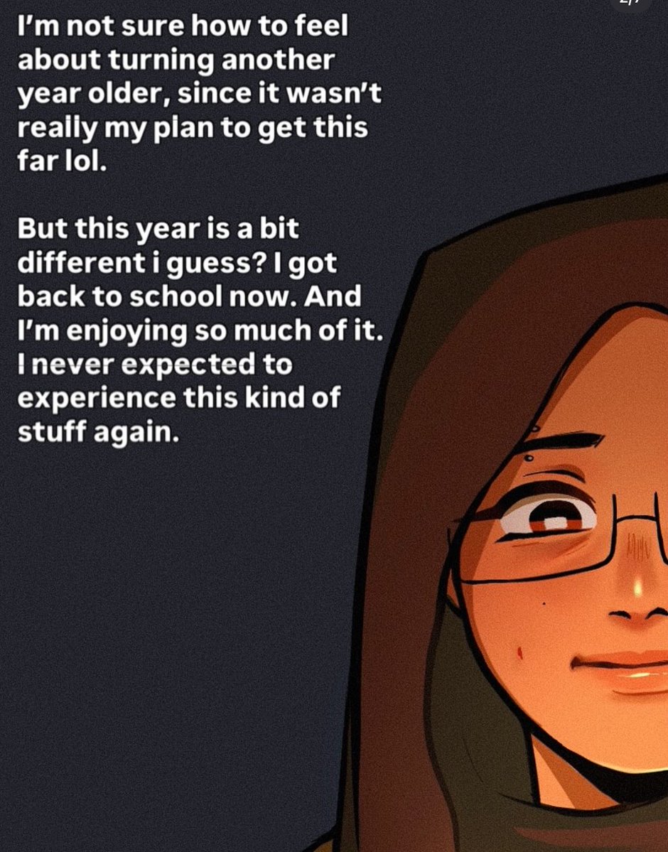 vimiyui's tweet image. made it to another year haha