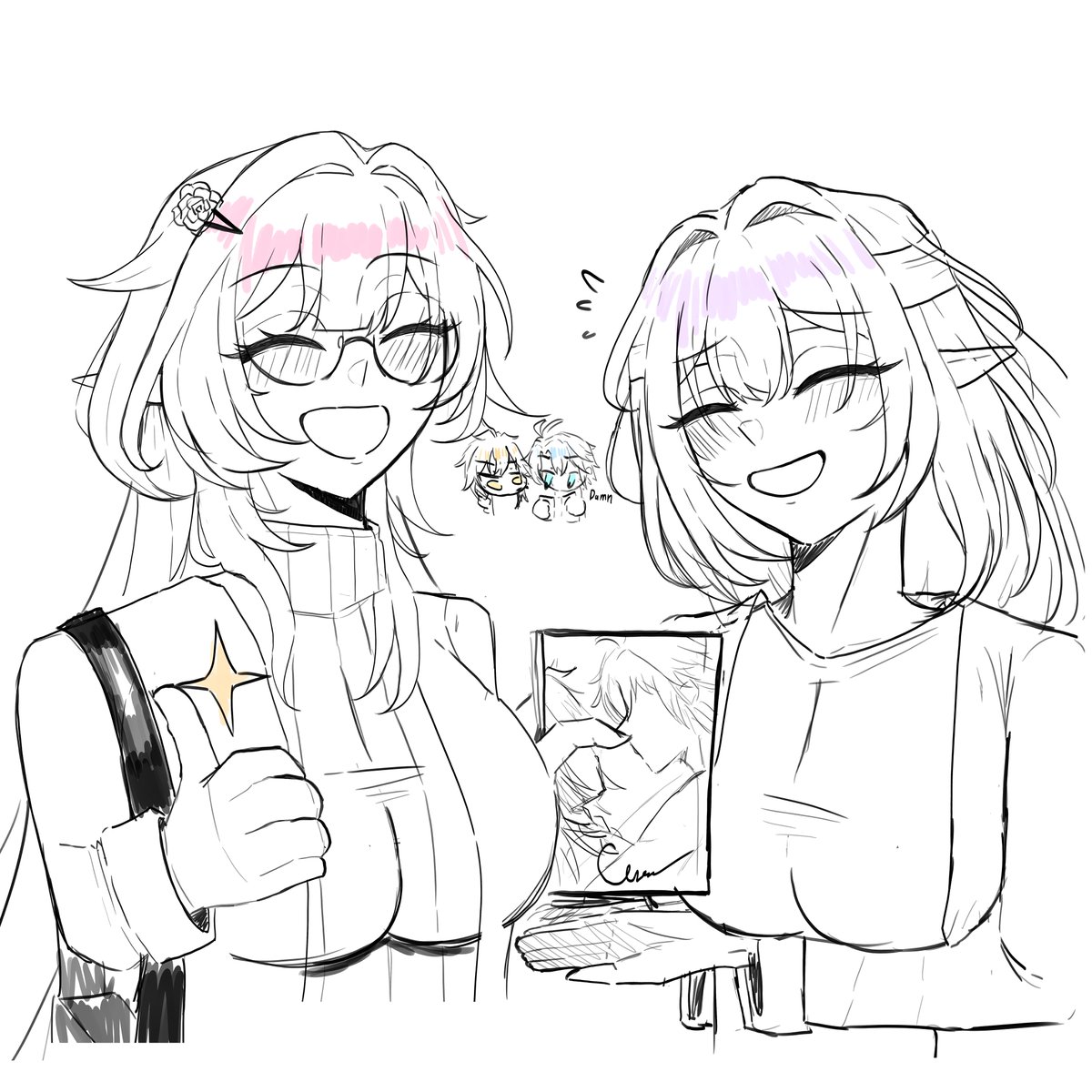 Reonix_art's tweet image. นอนๆอยู่ภาพมันเข้ามาในหัว
#Cyrene #Castorice #Phainon #Mydei