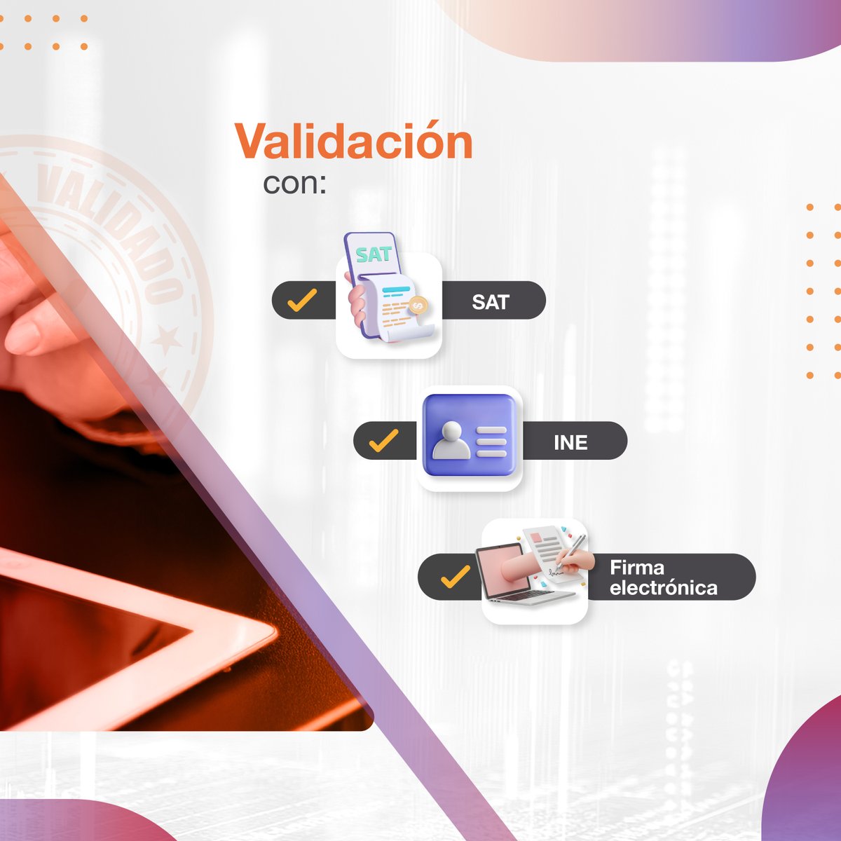 🚀 Impulsa tu negocio con créditos digitales seguros.
🔐 #Fielnet combina verificación facial, listas SAT 69-B, firma electrónica y scoring telefónico en un stack local.
✅ Cumple con #CNBV y #Banxico, y reduce tiempos de aprobación.
#Fintech #Ciberseguridad #IdentidadDigital