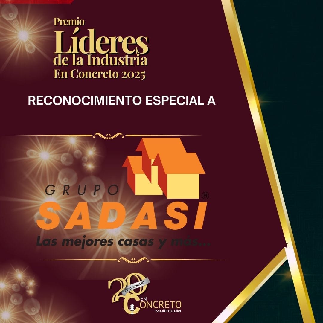 🎉 En los #PremiosLíderes En Concreto 2025, reconocemos a <a href="/SadasiOficial/">GrupoSadasi</a>  por su gran trayectoria de 50 años en la industria de la vivienda.

Su historia es sinónimo de calidad, compromiso y liderazgo que trasciende generaciones. 👏

#20Aniversario  #50AñosConstruyendo