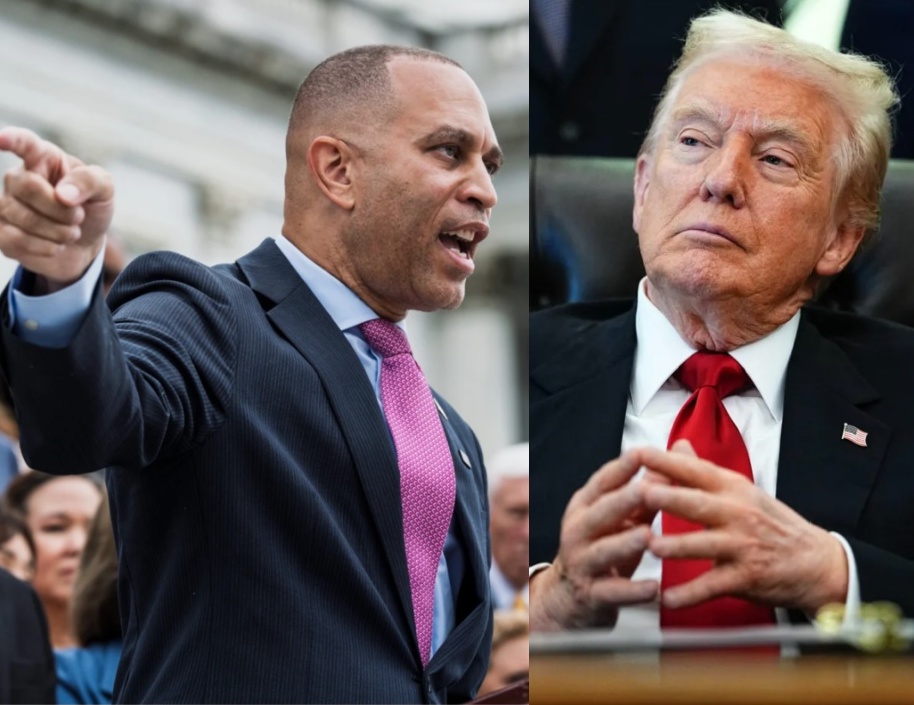 BREAKING: Senate Minority Leader Hakeem Jeffries goes scorched earth on Donald Trump for giving mass pardons to dangerous criminals while simultaneously destroying Americans' healthcare.

This is the fight we need from Democrats right now...

"The crazy part about it is that they