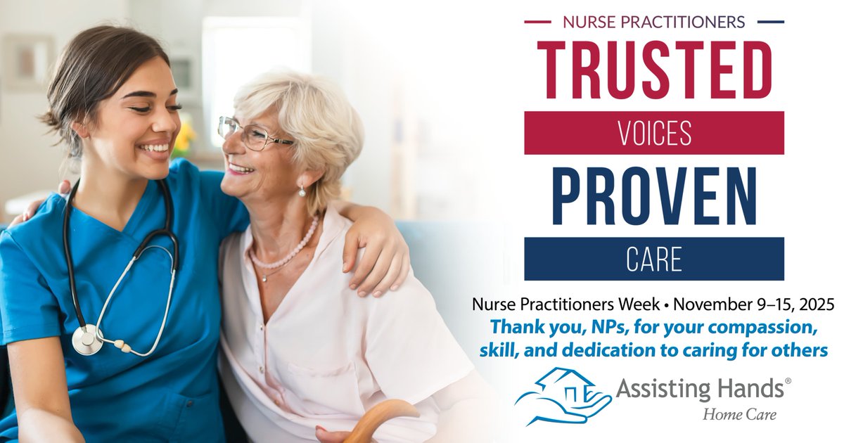AHKennesaw's tweet photo. Cheers to the nurse practitioners whose passion brings comfort and hope to seniors living independently! Your expertise helps every step of the journey. Happy Nurse Practitioners Week! 🎉 https://t.co/eKNvZkaLri