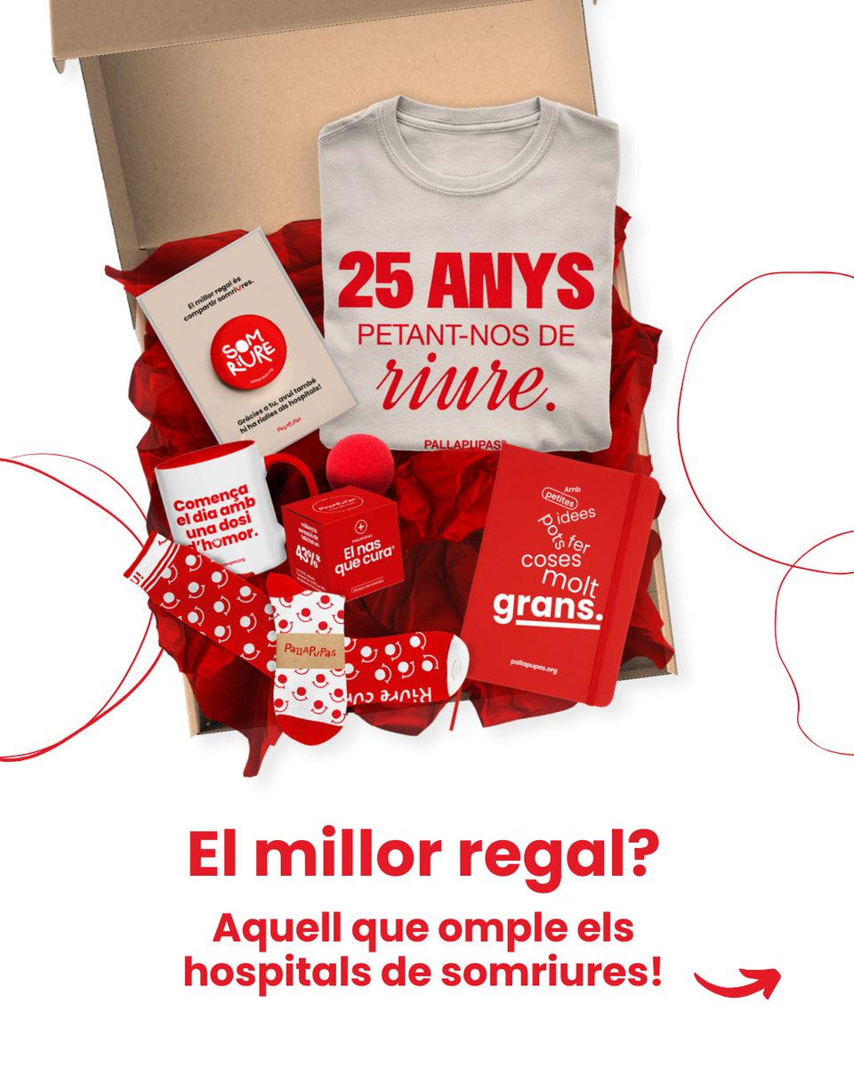 Pallapupas's tweet photo. 🔴 Qualsevol dia és un bon dia per tenir un detall amb algú! I si el detall és un dels nostres productes pallapuperos plens d'amor, el detall es converteix en un detallàs!  

Descobreix els nostres productes solidaris: https://t.co/PA6R9zaRsR https://t.co/vWwvjih7lm