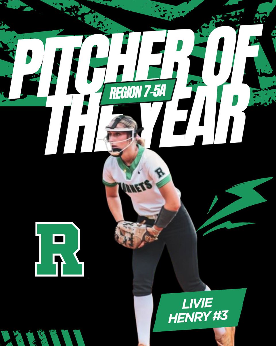 roswellsoftbaII's tweet image. 🥎 REGION 7-5A PITCHER OF THE YEAR 🥎

Congratulations to Livie Henry on winning Region Pitcher of the Year! We are so proud of you! #RoswellSoftball #WeR