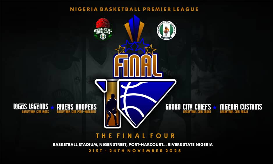 MeritJay11's tweet photo. Just a fortnight till the crowning of the 2025 #NPBL champions in the beautiful city of Port Harcourt. 👑 

It will be the finest of Nigerian basketball on display. 🏀

Four Teams, One Champion! 

Are you ready for The Crowning? 

Peep the logo..👀
#NPBLFinal4 https://t.co/ADMbvKWkZd