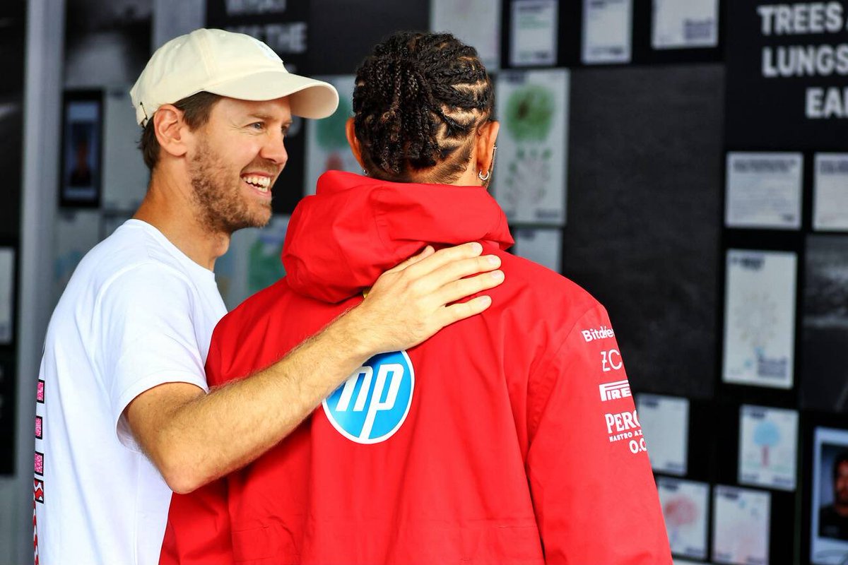 S0PHIE44's tweet image. Lewis &amp;amp; Seb yesterday.