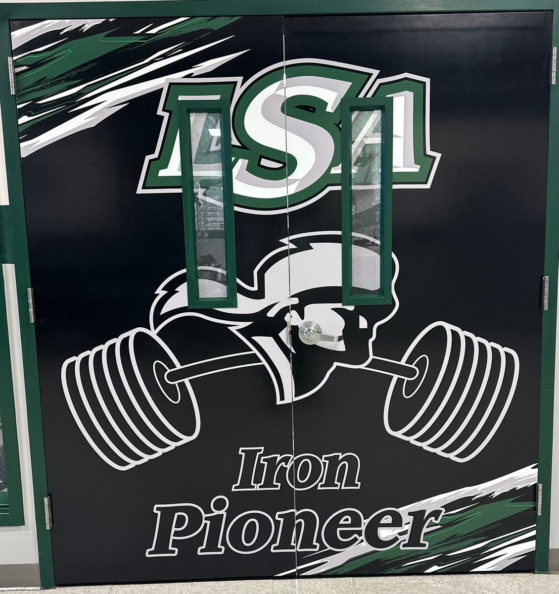 🔥 New look, same Pioneer pride! 💚💪

Check out the fresh door wraps for our weight room, band, and choir rooms — looking sharp and full of school spirit! 🎶🏋️‍♂️🎺