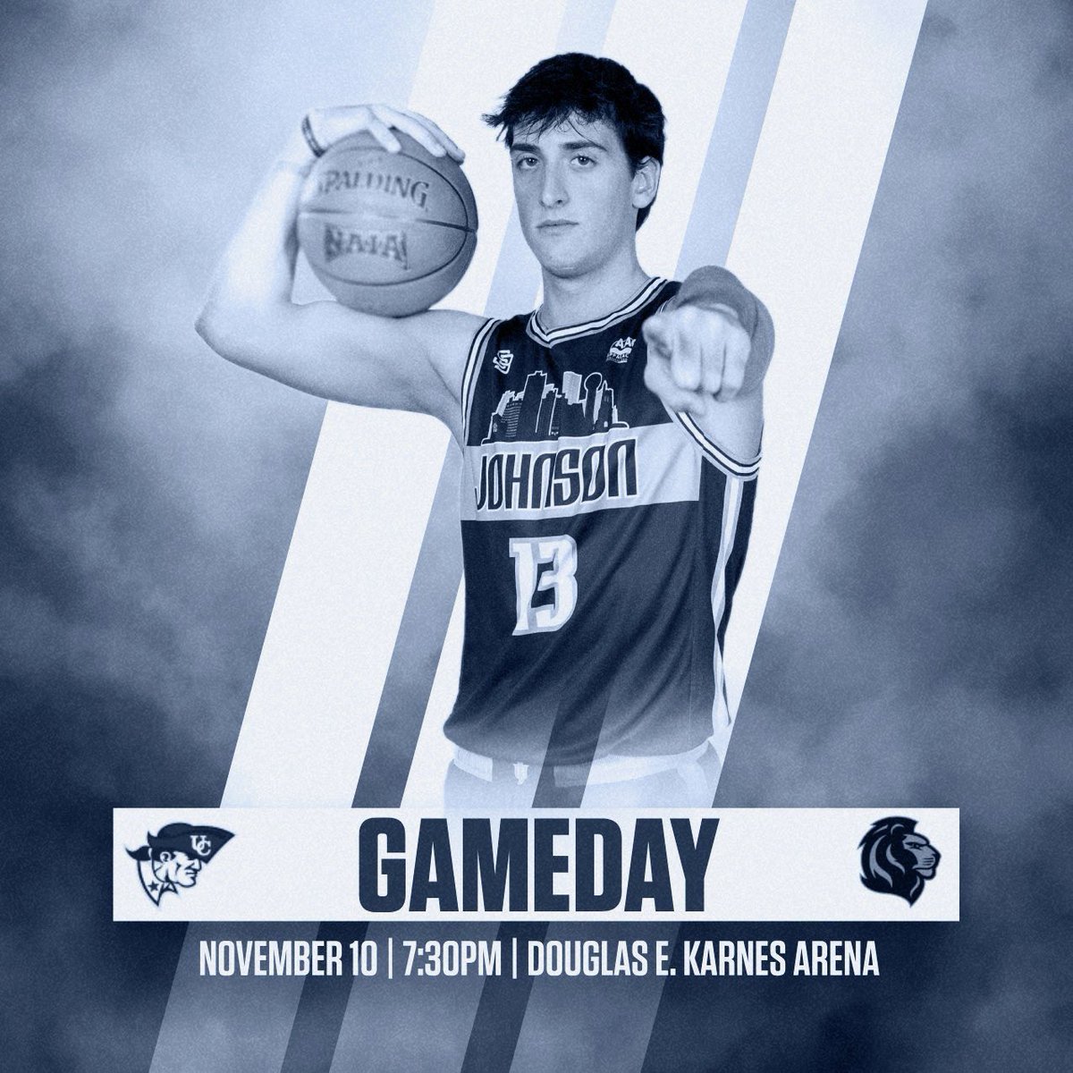 JUBasketball's tweet image. home opener at the doug tonight📍

🆚 #20 Cumberlands (KY)
🕣 7:30PM EST
📍 Douglas E. Karnes Arena
📊📺 johnsonroyals.com

#RaiseTheRoar #WIN