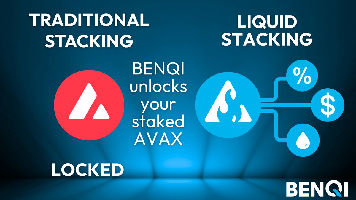 LuckiestSS's tweet photo. Staking sounds great—easy rewards, passive vibes. But let’s be real: your money’s stuck, locked up tight. That’s where @BenqiFinance steps in, switching up $AVAX staking with liquid staking. More flexibility, less missing out. #Avalanche #SocialMining $QI https://t.co/YwzDH5rWMB