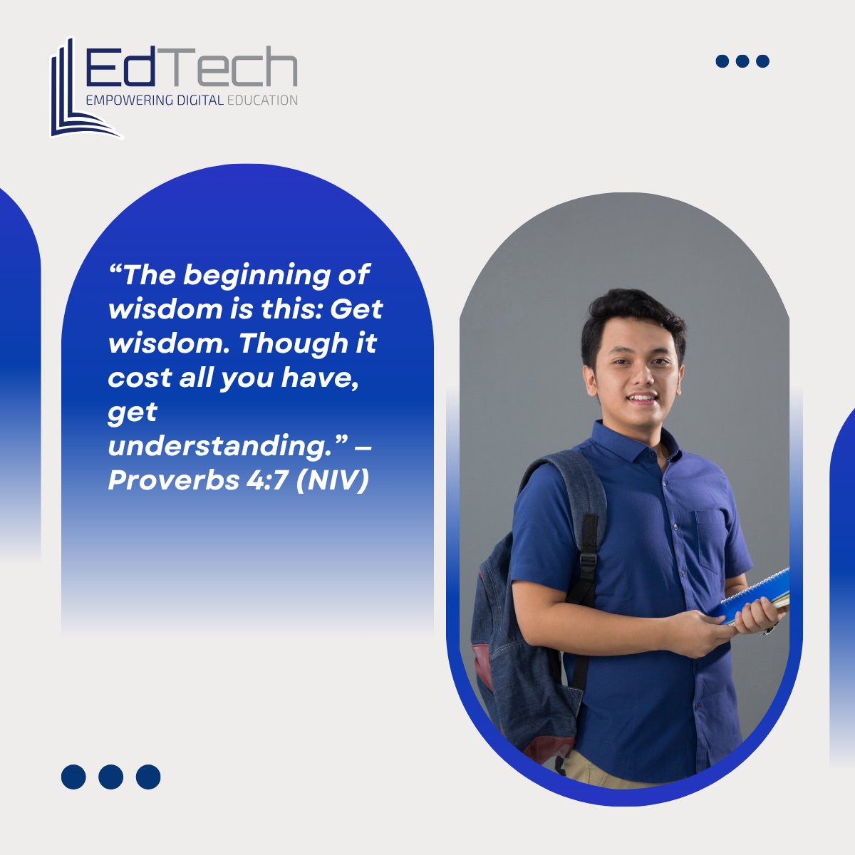 EdTech_Software's tweet image. “The beginning of wisdom is this: Get wisdom. Though it cost all you have, get understanding.” — Proverbs 4:7 (NIV)
“Online Learning” is common now!
With the right tools, lessons become flexible &amp;amp; interactive!
Explore training: shorturl.at/gkYiH

#Learning #EdTechSolutions