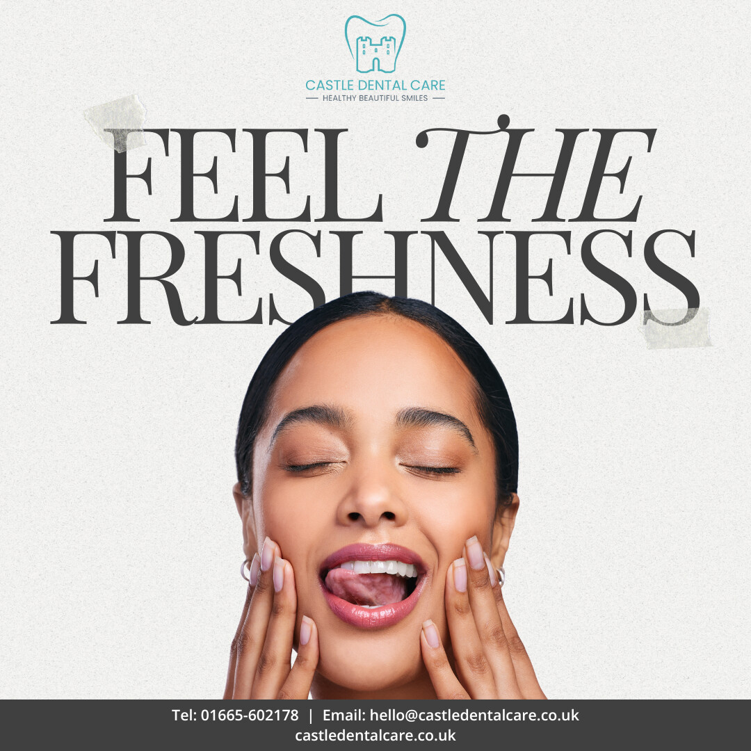 CastleDentistry's tweet photo. 𝗗𝗲𝗻𝘁𝗮𝗹 𝗛𝘆𝗴𝗶𝗲𝗻𝗲 😌😁
Nothing beats that fresh, smooth feeling after a professional clean. Enjoy healthier gums, fresher breath, and a confident smile that lasts.

#DentalHygiene #HealthySmiles #FreshSmile #OralHealthUK #ConfidentSmiles

https://t.co/x7Lswt0Yt9 https://t.co/ch4HIBNY8k