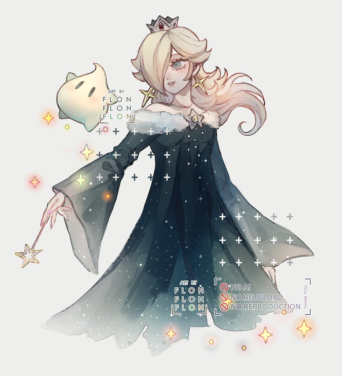 Her dress in the new storybook segment 🥺

#Rosalina #Supermariogalaxy