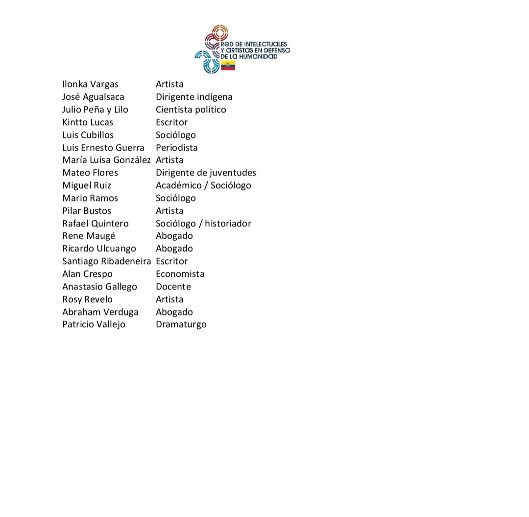 Intelectuales y artistas alertan a misiones internacionales sobre irregularidades y uso del Estado en campaña por la Consulta Popular en Ecuador

La red de intelectuales y artistas en defensa de la humanidad envió una carta abierta a las Misiones de Observación Electoral