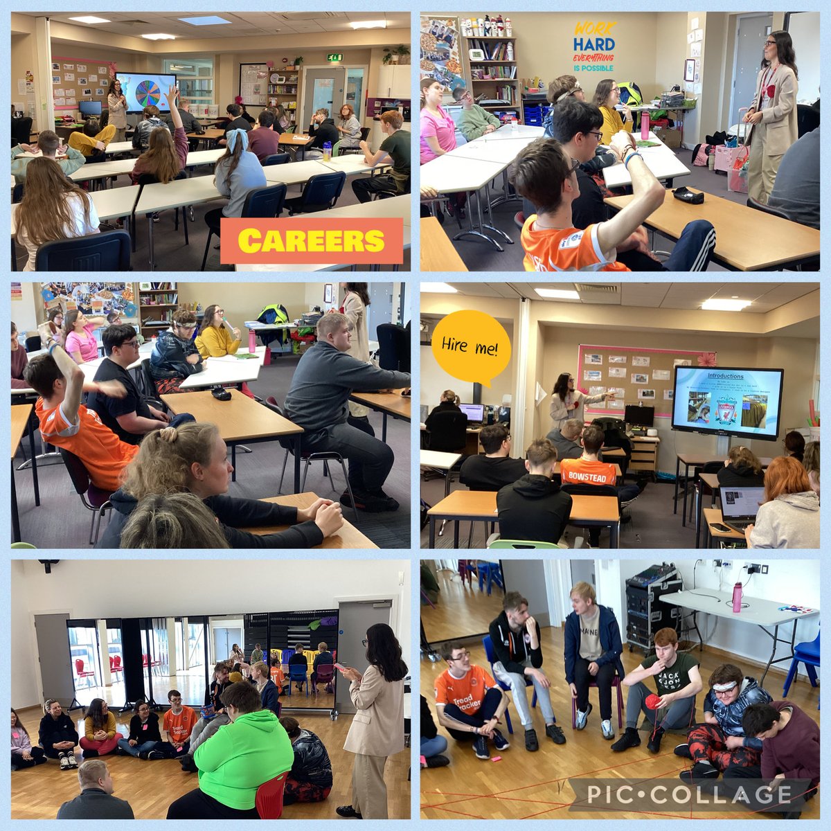 Today our Sixth Formers welcomed Laura, from the Department of Work and Pensions, who came to talk about careers and her own career journey. Later everyone took part in an activity about different job roles and discussed work experience. What an informative morning! <a href="/PCABlackpool/">Park Community Academy</a>